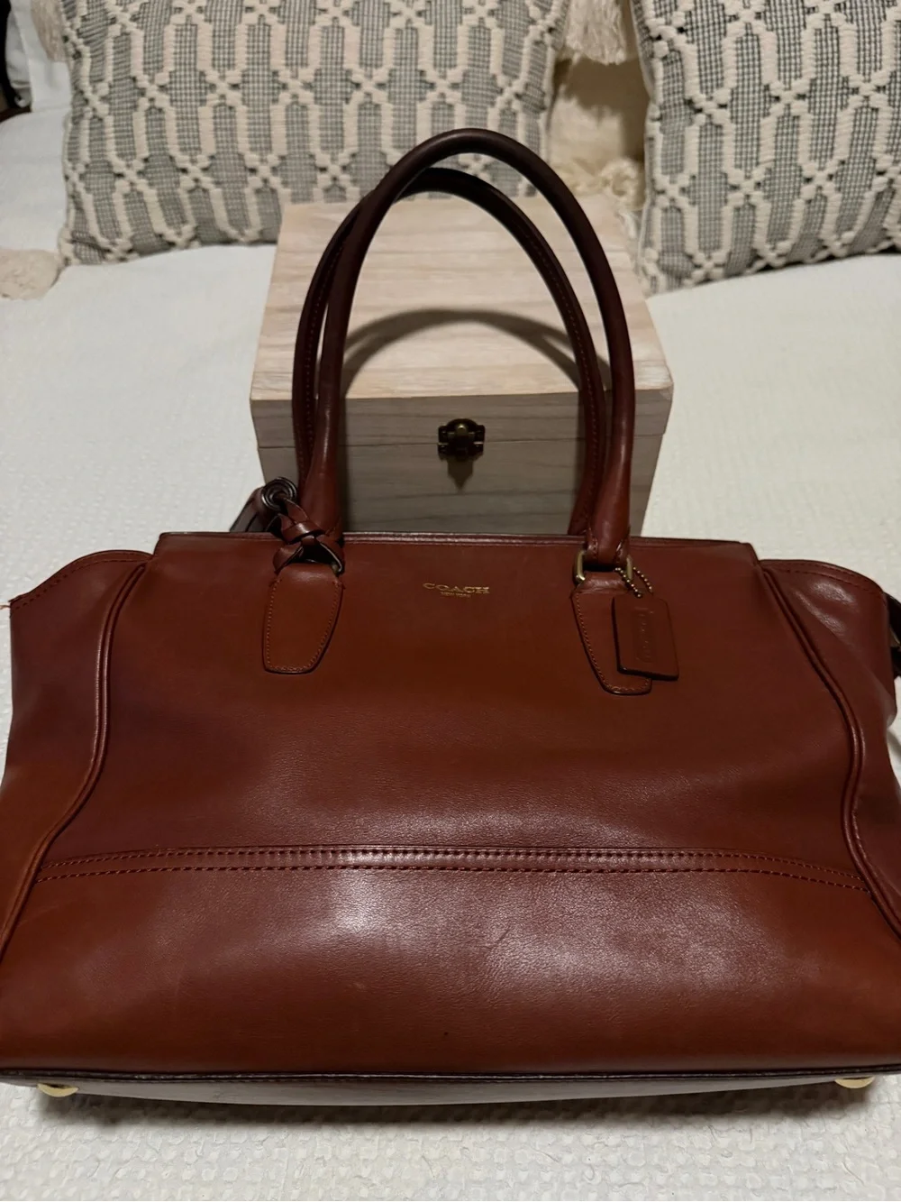 Coach smooth leather